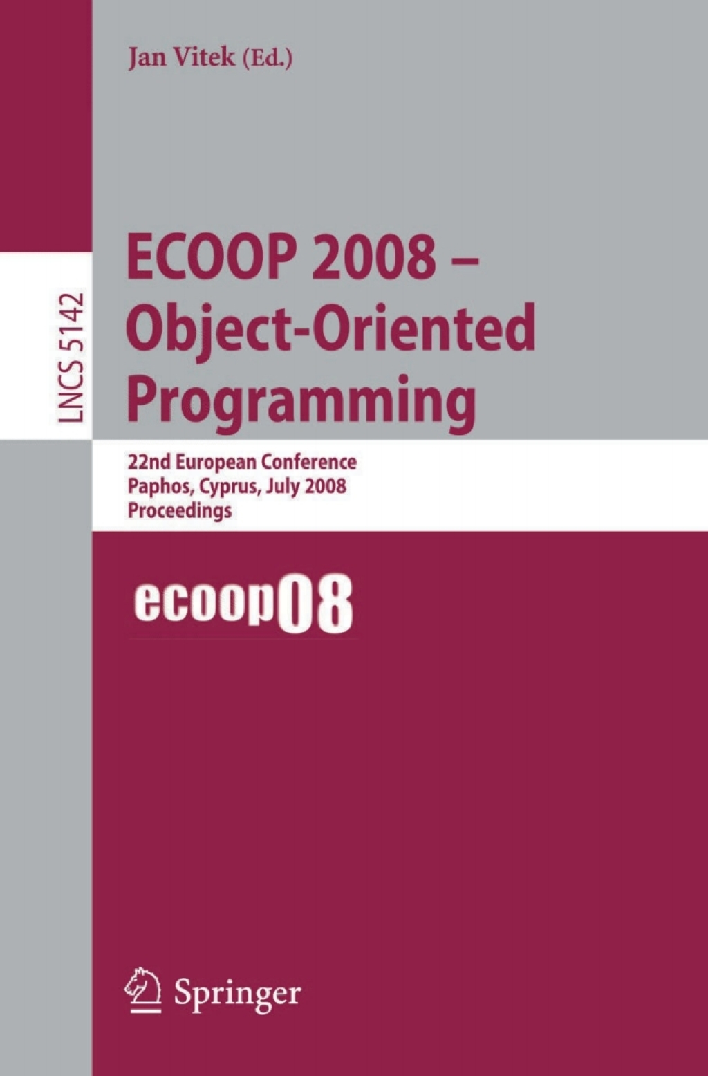 ECOOP 2008 - Object-Oriented Programming - 1st Edition (eBook)