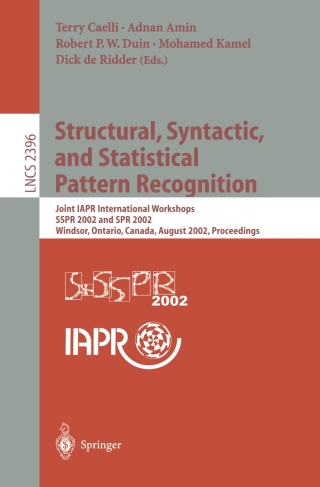 Omslagafbeelding: Structural, Syntactic, and Statistical Pattern Recognition 1st edition 9783540440116