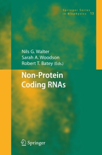 Titelbild: Non-Protein Coding RNAs 1st edition 9783540708339