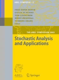 Cover image: Stochastic Analysis and Applications 9783540708469