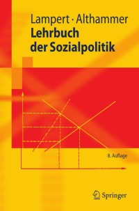 Cover image: Lehrbuch der Sozialpolitik 8th edition 9783540709114