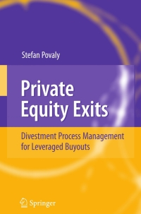 Cover image: Private Equity Exits 9783540709534