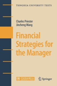 Cover image: Financial Strategies for the Manager 9783540709633