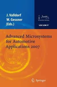 Imagen de portada: Advanced Microsystems for Automotive Applications 2007 1st edition 9783540713241