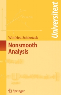 Imagen de portada: Nonsmooth Analysis 9783540713326