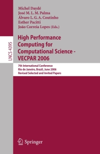 Cover image: High Performance Computing for Computational Science - VECPAR 2006 1st edition 9783540713500