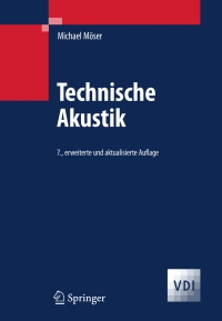 Imagen de portada: Technische Akustik 7th edition 9783540713869