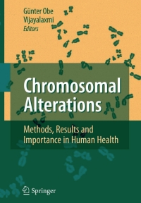 Cover image: Chromosomal Alterations 1st edition 9783540714132