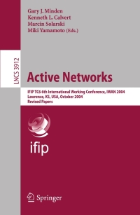 Imagen de portada: Active Networks 1st edition 9783540714996