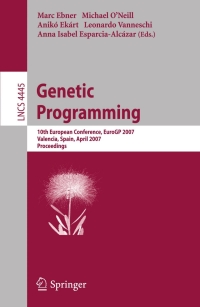Cover image: Genetic Programming 1st edition 9783540716020