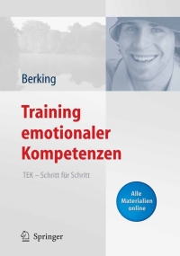 Omslagafbeelding: Training emotionaler Kompetenzen 9783540716822