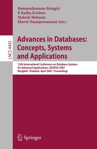 Titelbild: Advances in Databases: Concepts, Systems and Applications 1st edition 9783540717027