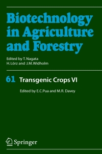 Titelbild: Transgenic Crops VI 1st edition 9783540717102