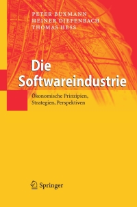 Imagen de portada: Die Softwareindustrie 9783540718284