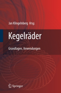 Cover image: Kegelräder 1st edition 9783540718598