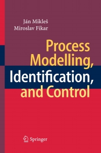 Cover image: Process Modelling, Identification, and Control 9783642091124