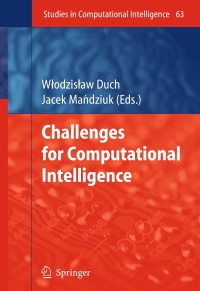 Cover image: Challenges for Computational Intelligence 1st edition 9783540719830