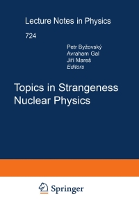 Cover image: Topics in Strangeness Nuclear Physics 1st edition 9783540720386