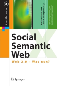 Imagen de portada: Social Semantic Web 1st edition 9783540722151