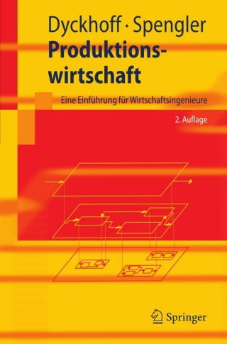 Imagen de portada: Produktionswirtschaft 2nd edition 9783540722175