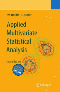 Cover image: Applied Multivariate Statistical Analysis 2nd edition 9783540722434