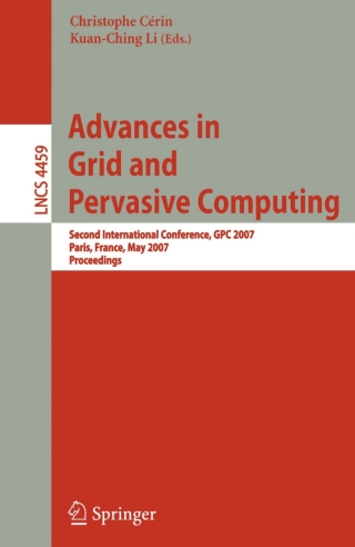 Cover image: Advances in Grid and Pervasive Computing 1st edition 9783540723592