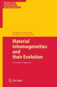 Imagen de portada: Material Inhomogeneities and their Evolution 9783540723721