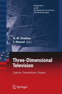 Cover image: Three-Dimensional Television 1st edition 9783540725312