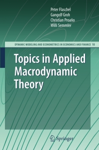 Titelbild: Topics in Applied Macrodynamic Theory 9783540725411