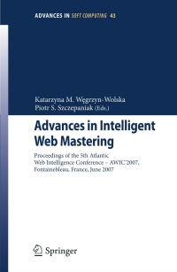 Cover image: Advances in Intelligent Web Mastering 9783540725749