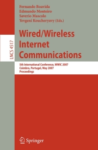 Imagen de portada: Wired/Wireless Internet Communications 1st edition 9783540726944