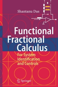 Immagine di copertina: Functional Fractional Calculus for System Identification and Controls 9783540727026