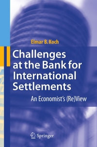 表紙画像: Challenges at the Bank for International Settlements 9783540727897