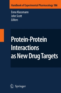 Cover image: Protein-Protein Interactions as New Drug Targets 1st edition 9783540728436