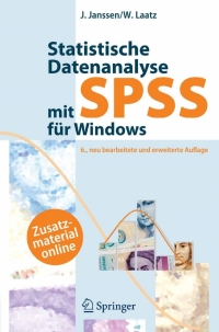 Immagine di copertina: Statistische Datenanalyse mit SPSS für Windows 6th edition 9783540729778