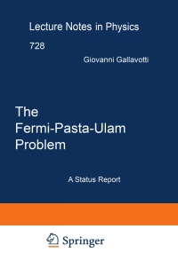 صورة الغلاف: The Fermi-Pasta-Ulam Problem 1st edition 9783540729945