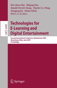 Cover image: Technologies for E-Learning and Digital Entertainment 1st edition 9783540730101