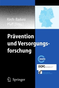 Imagen de portada: Prävention und Versorgungsforschung 1st edition 9783540730415