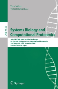 表紙画像: Systems Biology and Computational Proteomics 1st edition 9783540730590