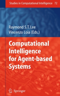 Titelbild: Computational Intelligence for Agent-based Systems 1st edition 9783540731757