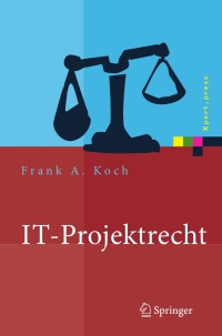 Cover image: IT-Projektrecht 9783540732235