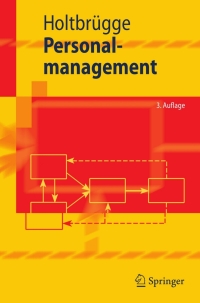 Cover image: Personalmanagement 3rd edition 9783540732600