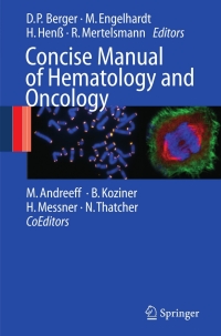 Imagen de portada: Concise Manual of Hematology and Oncology 1st edition 9783540732761