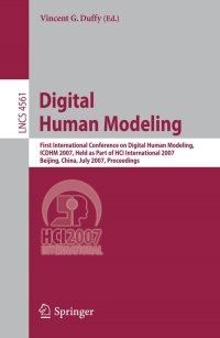 Imagen de portada: Digital Human Modeling 1st edition 9783540733188