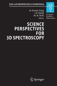 Imagen de portada: Science Perspectives for 3D Spectroscopy 1st edition 9783540734901