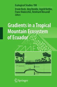 صورة الغلاف: Gradients in a Tropical Mountain Ecosystem of Ecuador 9783540735250
