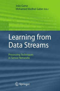 Titelbild: Learning from Data Streams 1st edition 9783540736783