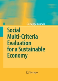 Cover image: Social Multi-Criteria Evaluation for a Sustainable Economy 9783642092862