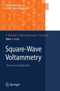 Cover image: Square-Wave Voltammetry 9783540737391