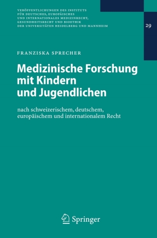 Immagine di copertina: Medizinische Forschung mit Kindern und Jugendlichen 9783540737575